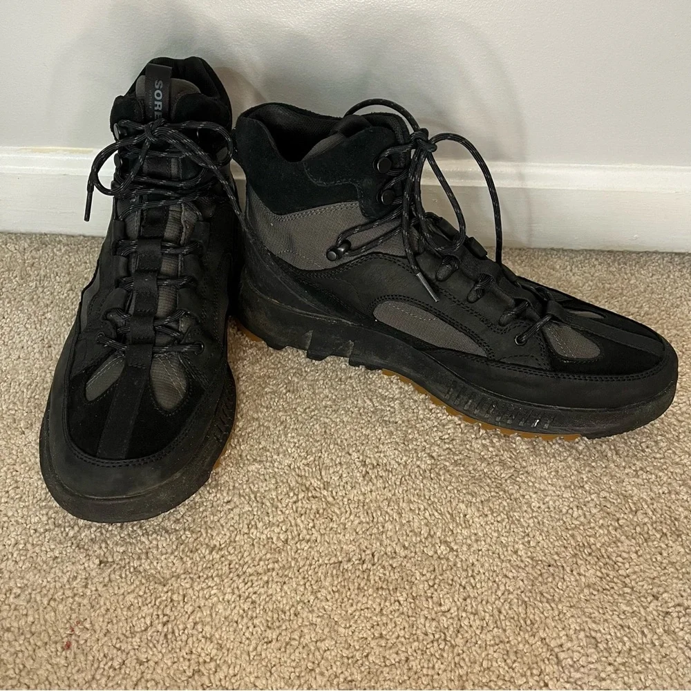 Sorel Men's Mac Hill Waterproof Leather Hiking Outdoor Sports Boots Size 11.5